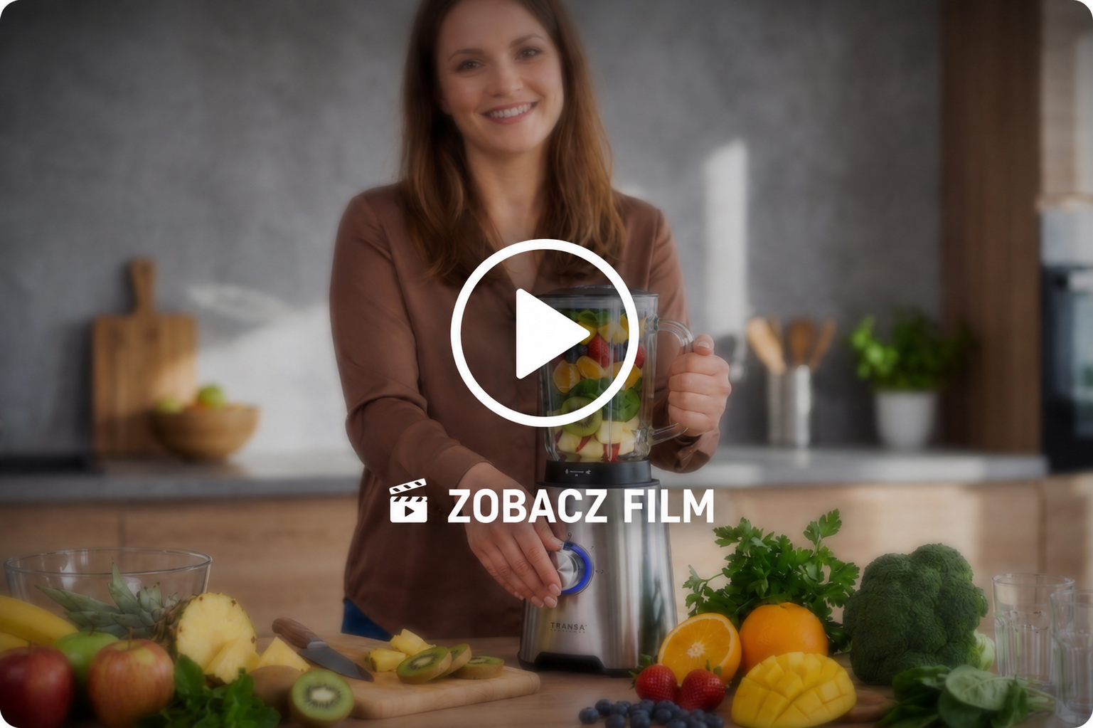Film prezentujący blender kielichowy SimplyFresh 1600W Transa Electronics – kliknij, aby obejrzeć